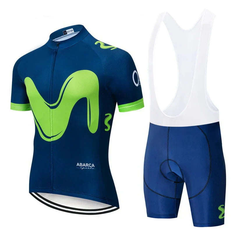 Movistar - Set med cykelkläder för professionella cyklister