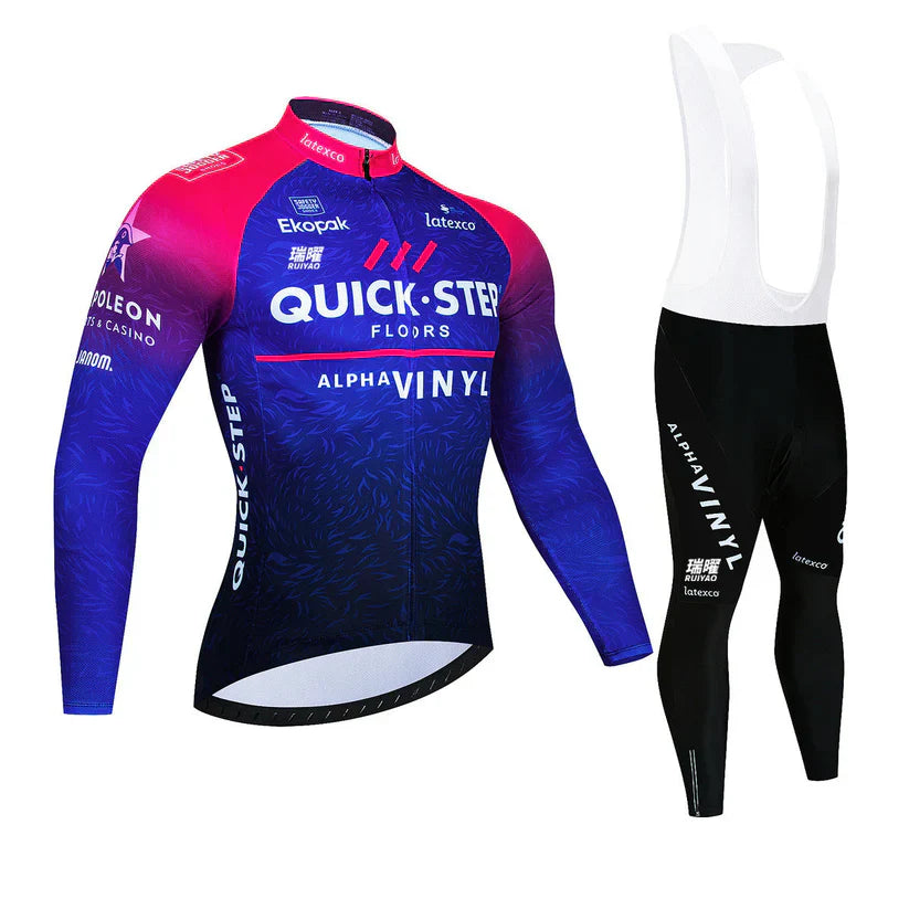 Quick Step - Långärmad Pro Cykelklädeskit