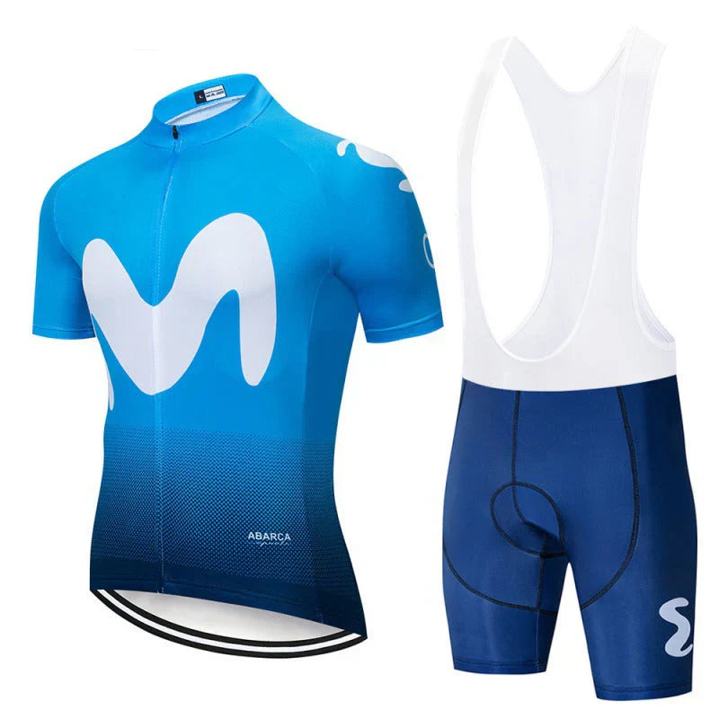 Movistar - Set med cykelkläder för professionella cyklister